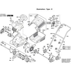 Lawn Raker Assembly Bosch ALR 900
