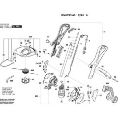 Lawn Edge Trimmer for Bosch
