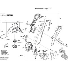 Lawn Edge Trimmer for Bosch ART 27