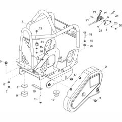 Bedplate Assembly for Belle PCL1645