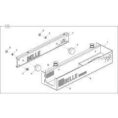 Tool Tray Assembly for Belle Bulldog