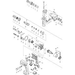 Makita BHR162 Main Assembly