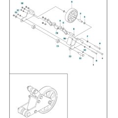 Wheel Assembly for Husqvarna