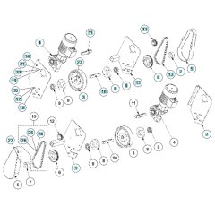 Drive Assembly for Husqvarna EBE 500