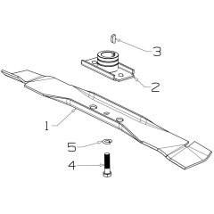 Blade Assembly for Morrison Mower