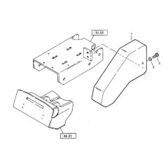 Covering Assembly for Bomag BP 10/36