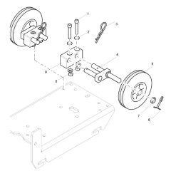 Transport Wheels for Bomag BPS1845