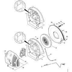 Fan Housing for Stihl BR 600