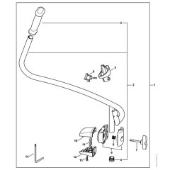 Bike Handle for Stihl BR 600