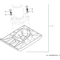 Ramming Shoe Kit for Wacker BS500