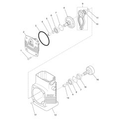 Crankcase Assembly for Wacker BS600-4