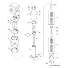 Guide Cylinder for Wacker BS65-V