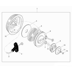 Starter Assembly for Wacker BS65Y
