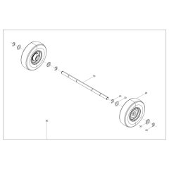 Wheel Assembly for Wacker BS68-2