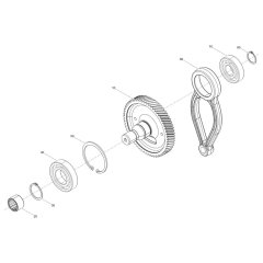 Crank Gear Assembly for Wacker