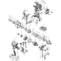 Makita BTD044Z Main Assembly