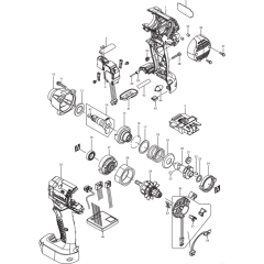 Makita BTW074Z Assembly