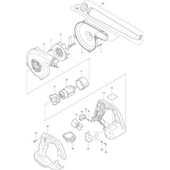 Makita BUB143 Blower Assembly