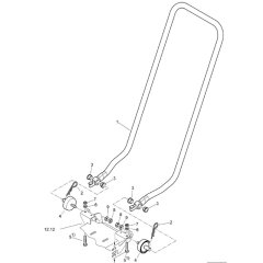 Steering Handle for Bomag BVP12/50