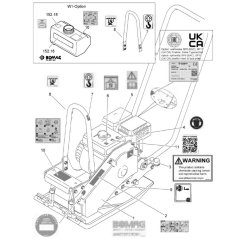 Decals for Bomag BVP18/45