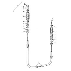 Throttle Cable for Bomag BW 71 E