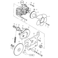 Transmission for Bomag BW 71 E
