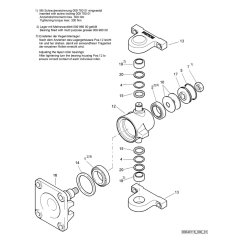 Oscillating Joint for Bomag Roller