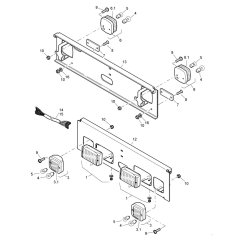 E2 Lighting Assembly for Bomag