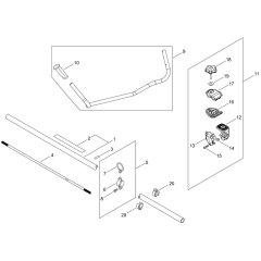 Main Pipe & Handle for C302TS