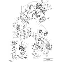 Main Assembly for Hikoki CJ36DA