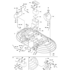 Tank Assembly for Husqvarna CRT 48