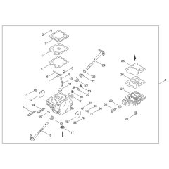 Carburettor for ECHO CS-352ES