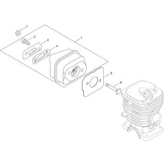 Muffler for ECHO CS-352ES