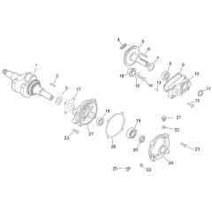 Crankshaft for Kohler CS6
