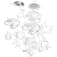 Blower Housing for Kohler CV1000