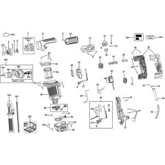 Main Assembly for DeWalt D25414K