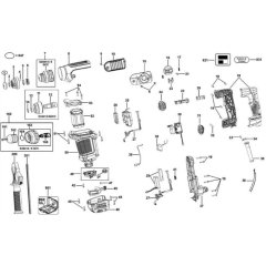 Main Assembly for DeWalt D25415K