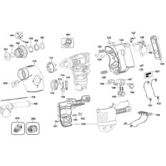 Main Assembly for DeWalt DC223K