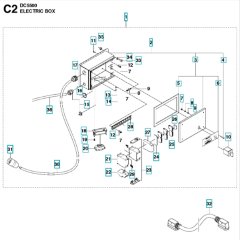 Electric Box for Husqvarna DC5500