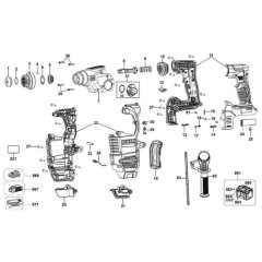 Main Assembly for DeWalt DCH323