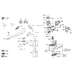 Main Assembly for DeWalt DCS396