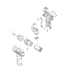 Assembly for Makita DF330D