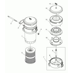 Air Filter Assembly for DFS90