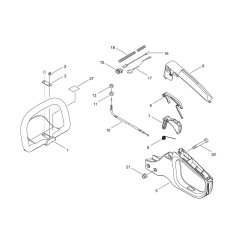 Shindaiwa DH221 Handle