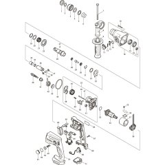 Main Assembly for Makita DHR162Z