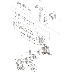 Main Assembly for Makita DHR171Z