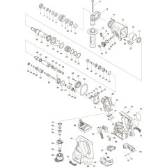 Main Assembly for Makita DHR242RFE