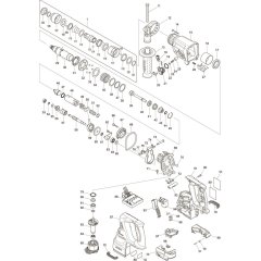 Main Assembly for Makita DHR243RMJ