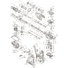 Makita DHR400ZKU Assembly