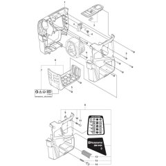 Rear Handle for Husqvarna DM 540i